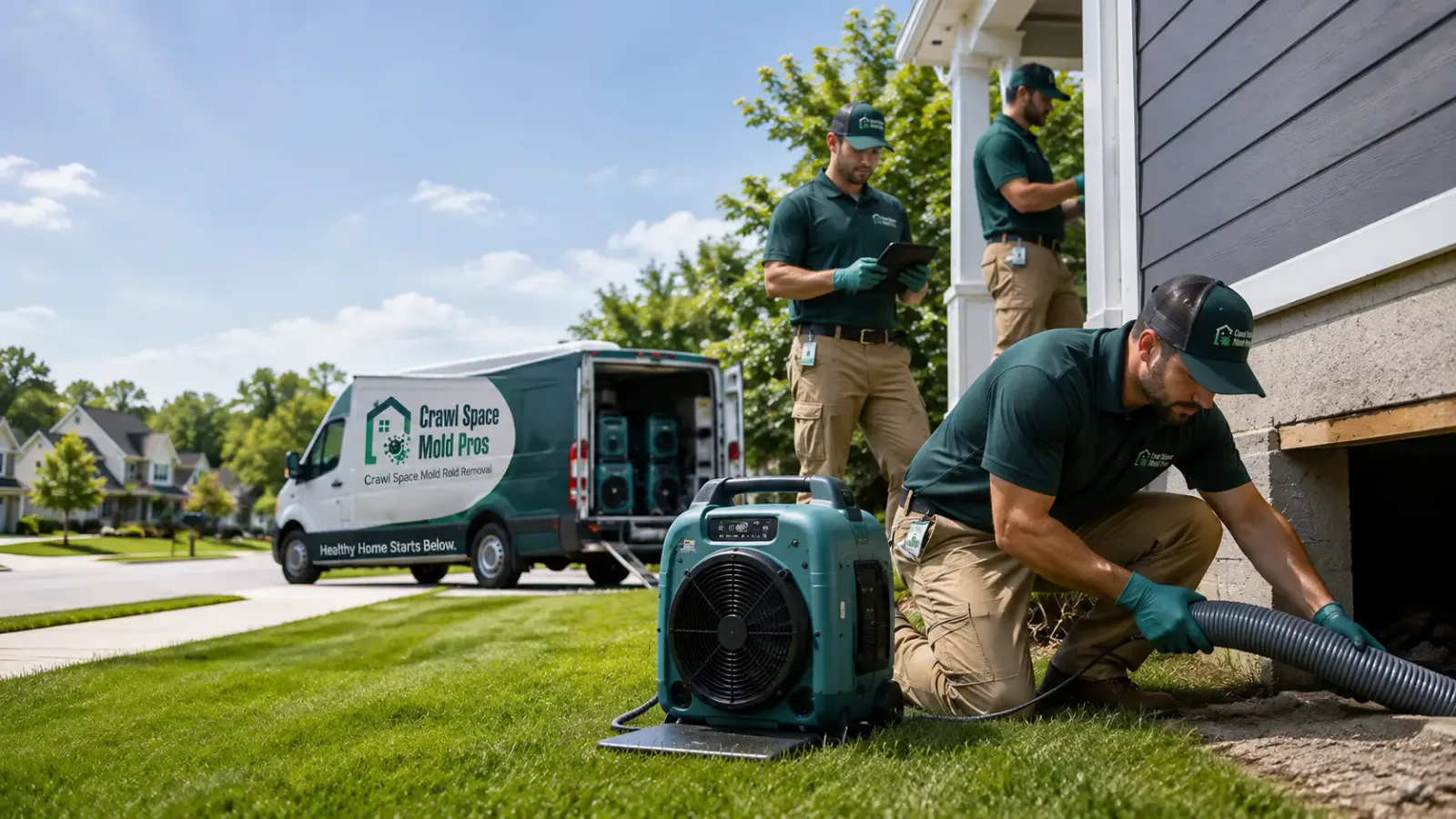 Crawl Space Mold Removal in Georgetown, MD